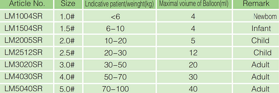 Reusable Laryngeal Mask Airway