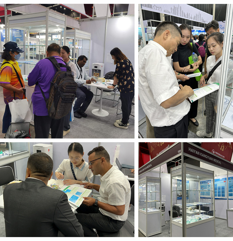 From September 13 to 15, 2023, the 10th Thailand Medical Exhibition(MFT 2023), sponsored by Messe Dusseldorf (Asia) Co., LTD., was held at the Bangkok International Trade and Exhibition Center (BITEC). Haiyan Kangyuan Medic